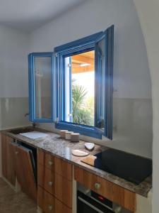 Koupelna v ubytování Tilos Villa