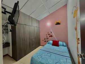 Voodi või voodid majutusasutuse Casa amplia cerca a UKUMARI parque CONSOTA y excelentes restaurantes toas