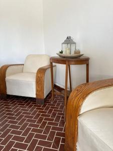 Ein Sitzbereich in der Unterkunft Casa Ciao