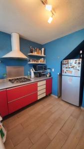 Kuchyň nebo kuchyňský kout v ubytování CASA AMUEBLADA 15 MIN ZONA ANGELOPOLIS