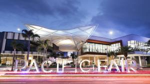 a large building with a sign in front of it at Oracle 2 1907 in Gold Coast