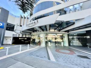 a building with a sign on the side of it at Oracle 2 1907 in Gold Coast