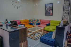 Χώρος καθιστικού στο Hotel Safari Week end