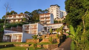 a building on the side of a hill at Alta Vista in Ella