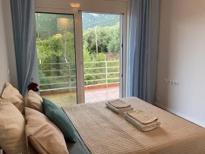 Μπαλκόνι ή βεράντα στο Holidays apartment near the beach