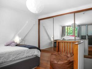 Ένα ή περισσότερα κρεβάτια σε δωμάτιο στο Central 4 BDRM Terrace with Office +43 φωτογραφίες