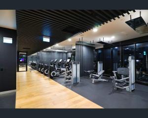 Fitness centrum a/nebo fitness zařízení v ubytování The FV by Alex 2BR apartment