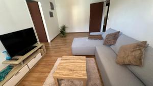 TV a/nebo společenská místnost v ubytování Ferienwohnung Casa Claudia