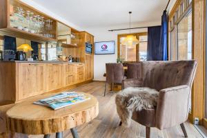 Istumisnurk majutusasutuses Alpenchalet Prinsengut