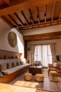 Posezení v ubytování Lavanya Villa Dhulikhel