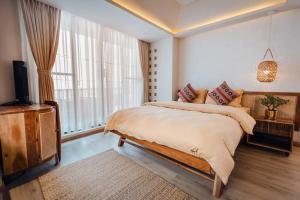 Postel nebo postele na pokoji v ubytování Lavanya Villa Dhulikhel
