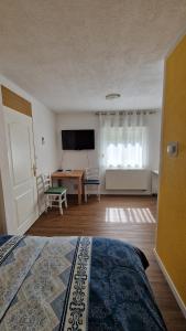 TV a/nebo společenská místnost v ubytování Rooms Jurca