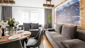 Χώρος καθιστικού στο Apartament Krupówki Center