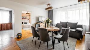 Χώρος καθιστικού στο Apartament Krupówki Center