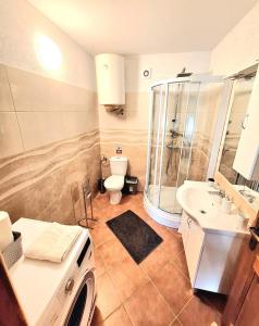 Koupelna v ubytování Apartment Olive Garden