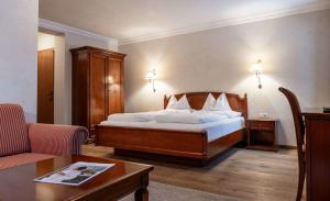 Voodi või voodid majutusasutuse Hotel der Wiesenhof toas