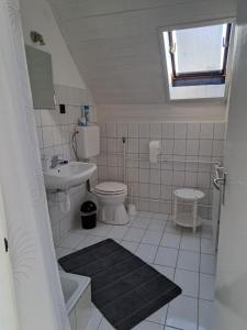 Koupelna v ubytování Kleine Oase