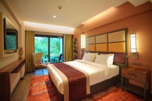 Cama ou camas em um quarto em Sile Gonen Hotel
