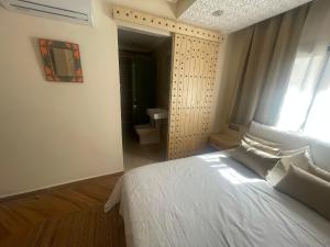 Voodi või voodid majutusasutuse ANNI Guesthouse Hostel toas