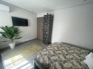 Voodi või voodid majutusasutuse ANNI Guesthouse Hostel toas