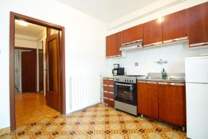 Kuchnia lub aneks kuchenny w obiekcie Apartments Pjescana Uvala 606