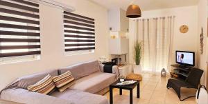 Χώρος καθιστικού στο Villa Libre Mare, your cozy vacation villa