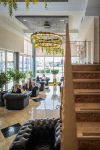 Istumisnurk majutusasutuses Euro Garni Hotel