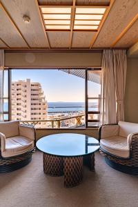 Istumisnurk majutusasutuses Hotel Kan-ichi