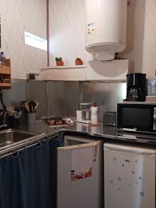 Η κουζίνα ή μικρή κουζίνα στο Studio indépendant avec terrasse