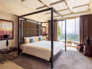 Katil atau katil-katil dalam bilik di Raffles Dubai