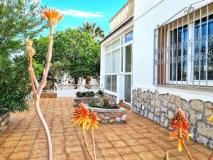 Vonkajšia záhrada v ubytovaní Villa Aquamarina 600 m vom Meer, Casa in Miami Platja, Ferienhaus mit Garten, WLAN, Garage, Terrasse, Grill
