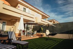 En balkon eller terrasse på Vista Marina-Los Gigantes