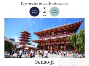 a large building with people walking in front of it at MIMARU Tokyo Ueno Inaricho in Tokyo