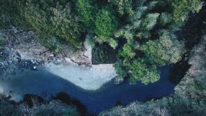 Paesaggio naturale nelle vicinanze della villa