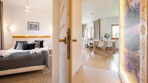 Posteľ alebo postele v izbe v ubytovaní Aparthotel Delta Boutique