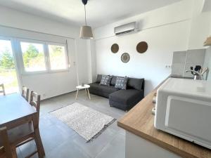 Posezení v ubytování Sithonian suites