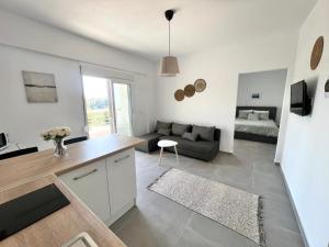 Posezení v ubytování Sithonian suites