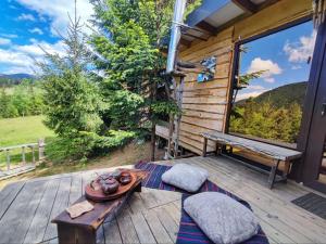 Příroda nedaleko luxury tent