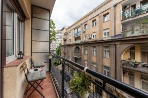 Balkon oz. terasa v nastanitvi ZigZag Belgrade