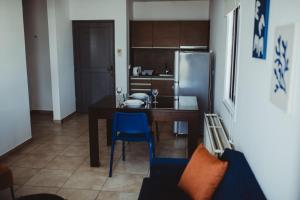 Η κουζίνα ή μικρή κουζίνα στο Ovis Hotel Apartments