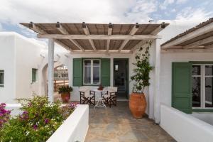 Svalir eða verönd á Fos Apartments Mykonos