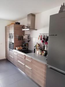 Kuchyň nebo kuchyňský kout v ubytování Phalemp'home + 8 fotografií