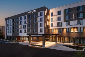 a rendering of the front of a hotel at Courtyard by Marriott Cleveland in Cleveland
