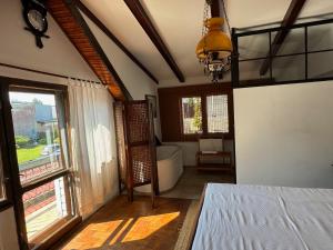 Posteľ alebo postele v izbe v ubytovaní Apartamenty Studio