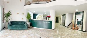 Χώρος καθιστικού στο Hotel Guane
