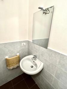 Koupelna v ubytování Casa mare e montagna