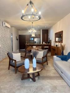 Et opholdsområde på Bello departamento en Costa Azul