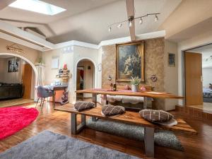 Część wypoczynkowa w obiekcie Stadt & See Appartement Penthouse inkl MIC Card