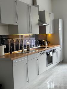 Dapur atau dapur kecil di I'M Apartment SILVER II centrum free parking