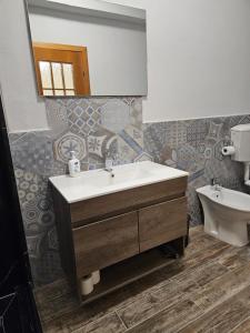 Koupelna v ubytování B&B IL Pistacchio